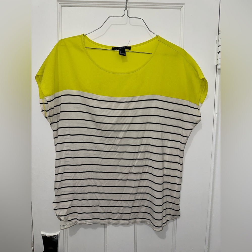 Forever 21, small, yellow and stripes